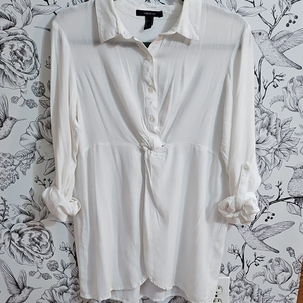 Forever 21 White Blouse